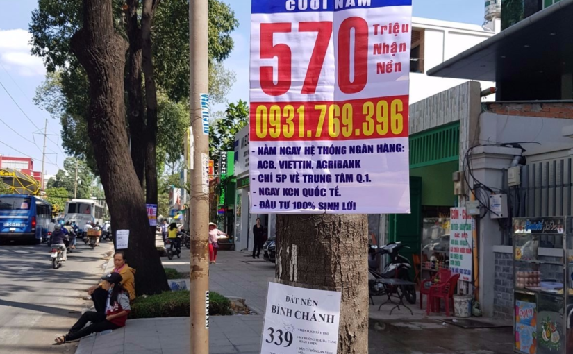 Mượn danh ngân hàng dụ người mua đất