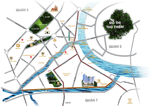 vi tri du an can ho chung cu charmington iris tai quan 4