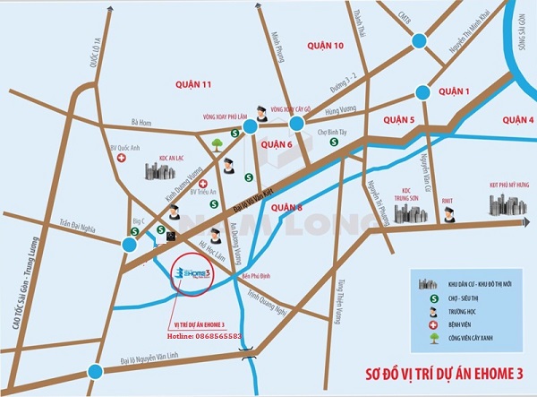 vi-tri-can-ho-ehome-3-binh-tan vi tri du an can ho chung cu ehome 3 tai quan binh tan
