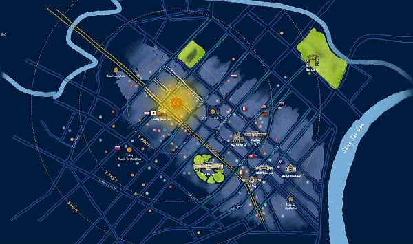 vi tri cua du an can ho chung cu grand central