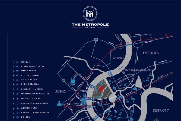 vi tri du an can ho chung cu the metropole thu thiem quan 2